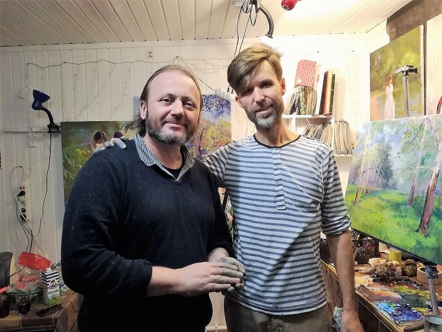 Malování s Игорь Сахаров v Moskvě